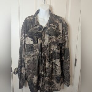 CABELA’S  Mens Camo Soft Long Sleeve Button Shirt, Size 3X